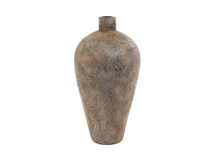 10444 5 vaza corvo house nordic 60 cm terracotta hneda
