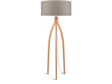 10636 5 stojaci lampa annapurna 6030 bambus a lnene stinidlo tmavy len