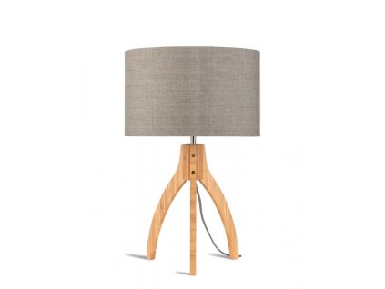 10660 3 stolni lampa annapurna 3220 bambus a lnene stinidlo tmavy len
