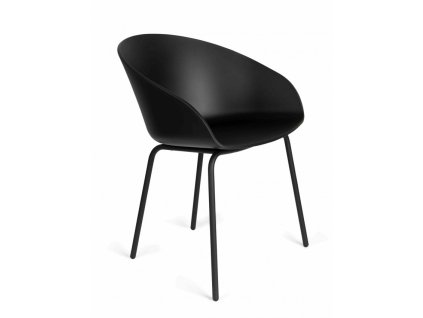 10699 12 jidelni zidle kreslo void zuiver nohy kov cerna