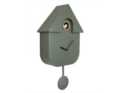 11122 9 hodiny nastenne kukacky cuckoo karlsson tmave zelene