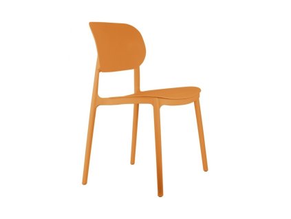 11494 5 jidelni zidle cheer leitmotiv vyska 82 cm plast okrovy