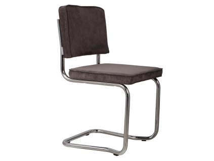 760 2 zidle ridge kink rib zuiver tmave seda