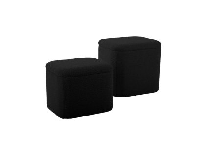 11749 4 set pufu uloznych ada leitmotiv vyska 31 a 41 cm cerne