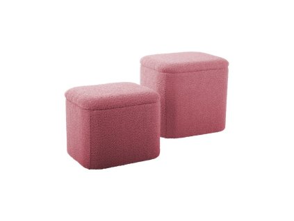 11752 4 set pufu uloznych ada leitmotiv vyska 31 a 41 cm blede ruzove