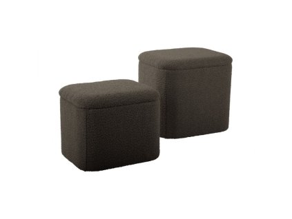 11755 3 set pufu uloznych ada leitmotiv vyska 31 a 41 cm taupe zelene