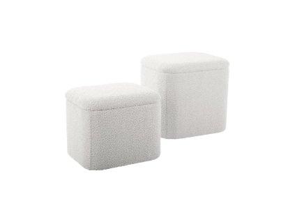 11758 4 set pufu uloznych ada leitmotiv vyska 31 a 41 cm bile