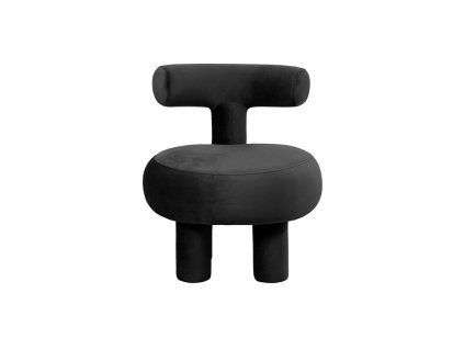 11830 5 kreslo abrazo leitmotiv vyska 67 cm polyester samet cerne