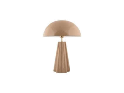 11938 1 stolni lampa amplio pt 55 cm kov svetle hneda