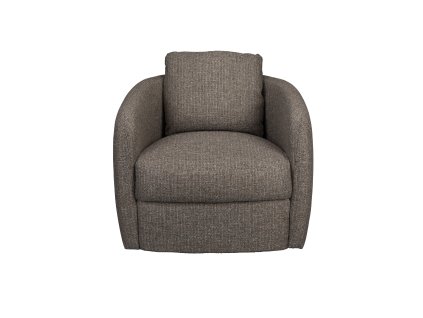 Křeslo BOHO Dutchbone 80 cm, polyester, tmavě šedá