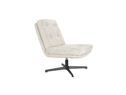 Křeslo otočné KAI WLL, polyester, bílé