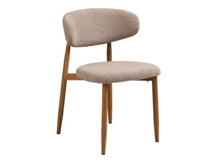 Jídelní židle LEVANTO HOUSE NORDIC, kov a polyester, dub