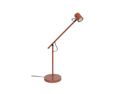 Stolní otočná lampa AERO, WLL, kov, červená