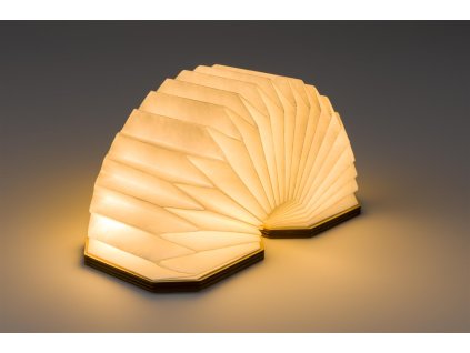 Stolní lampa CAKE Zuiver, 10,3 cm, dřevo a papír