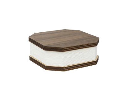 Stolní lampa CAKE Zuiver, 10,3 cm, dřevo a papír