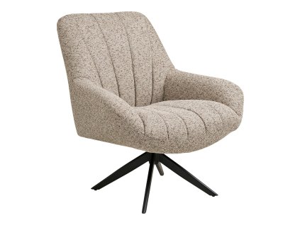 Křeslo otočné GRANDOLA House Nordic, polyester, šedé