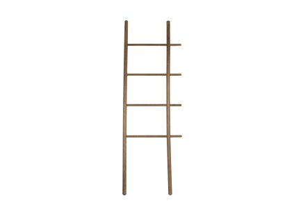 Žebřík, věšák JHON WLL, dřevo, ořech
