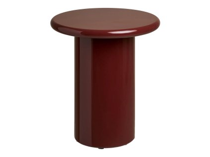 Odkládací stolek OTAGO House Nordic ⌀ 45 cm, dřevo, vínový