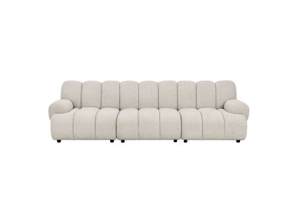 Pohovka TAZA 3,5 sedák 275 cm, polyester, písková