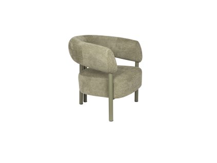 Křeslo HEELS Zuiver, kov a polyester, zelené