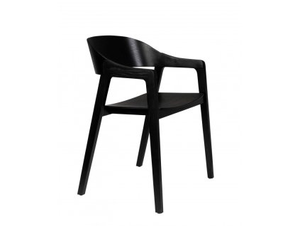 1288 12 jidelni zidle westlake dutchbone drevo cerna
