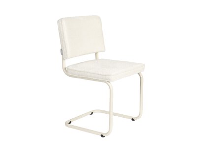 Jídelní židle RIDGE SOFT Zuiver bílá, bílý rám