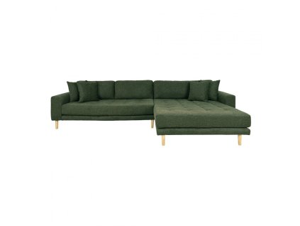 2053 3 rohova pohovka lido 290 cm polyester zeleny pravy roh
