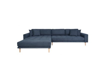 2098 3 rohova pohovka lido 290 cm polyester tmave modry levy roh