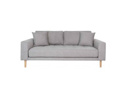 2128 3 pohovka lido 2 5 sedak 180 cm polyester sedy