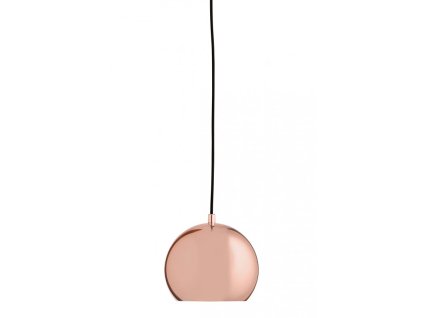2170 2 zavesne svitidlo ball frandsen 18 cm medene lesk