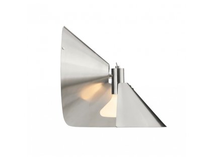 2236 6 nastenna lampa peel frandsen vyska 27 5 cm kartacovana nerezova ocel a sklo