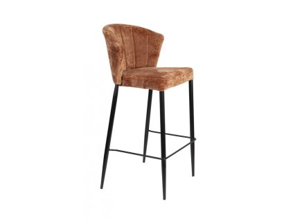 2671 10 barova zidle georgia dutchbone 101 cm calounena kovova cihlova
