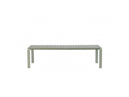 3043 11 zahradni kovova lavice vondel zuiver 175x45 cm zelena