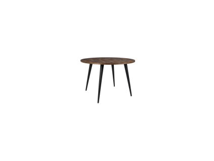3316 8 jidelni stul kulaty mo wll 110 cm prirodni teak