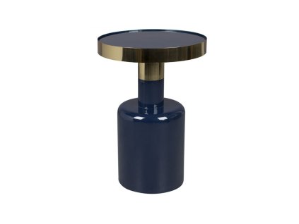 4159 6 odkladaci smaltovany stolek glam zuiver modry