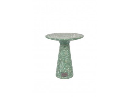 4186 9 odkladaci stolek victoria zuiver 41cm terrazzo zeleny