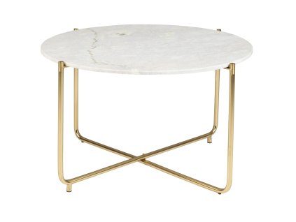 Konferenční stolek TIMPA MARBLE WLL, mramor bílý