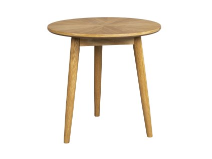 Odkládací stůl kulatý FABIO WLL Ø50 cm, přírodní
