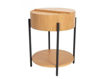 4501 8 odkladaci stolek slides zuiver kovovy ram drevo dub barva prirodni