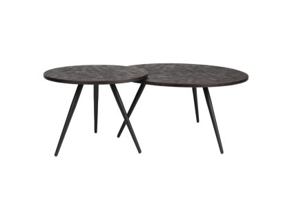 4579 7 set stolku webster wll 50 a 70 cm teak cerny