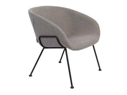 Lounge křeslo ZUIVER FESTON, šedé