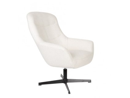 5188 12 kreslo otocne yuki wll potah polyester bile