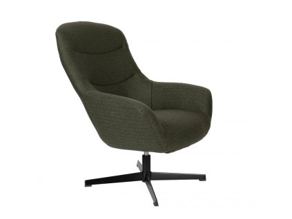 5191 11 kreslo otocne yuki wll potah polyester zelene