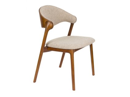 160 14 jidelni zidle babington dutchbone drevo a polyester bezova