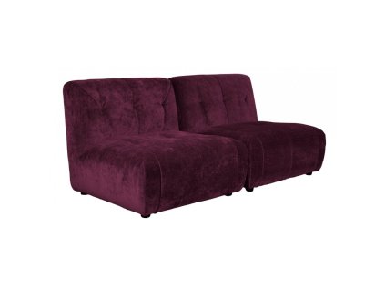 5512 9 pohovka giada dutchbone 184 cm dvousedak samet fialova