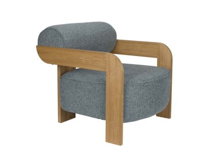 187 12 kreslo oolong zuiver boucle modre