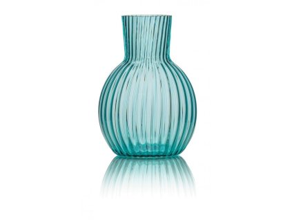 5758 2 vaza karafa tethys 1900 ml akvamarin kvetna 1794