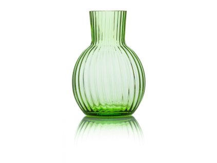 5767 2 vaza karafa tethys 1900 ml svetle zelena kvetna 1794