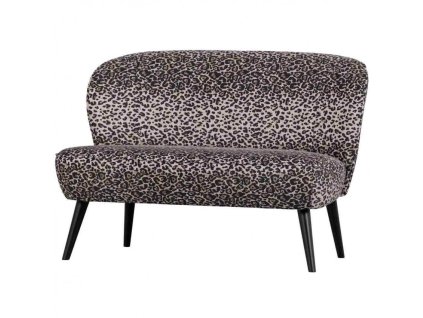 5974 5 pohovka megan woood 110 cm samet potisk leopard