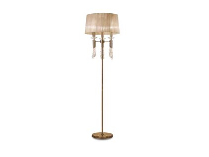 6091 2 stojaci lampa tiffany mantra 1750 mm kov a sklo mosaz a bronz